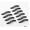 Set Pinzas Para Cabello Negro 6cm 10pcs