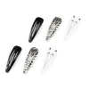 Set Pinzas Para Cabello Zebra 6pcs