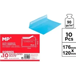 Sobre Color Azul 10pcs