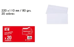 Sobres Blancos 220X110MM