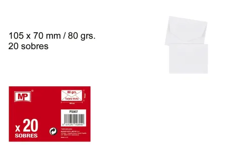 Sobres Blancos 105X70MM