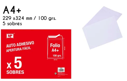 Sobres Blancos 229X324MM