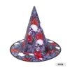 Sombrero Bruja Calaveras y Rosas