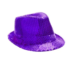 Sombrero Lentejuelas Morado