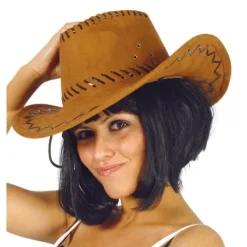 Sombrero Vaquero Marrón Claro Adulto