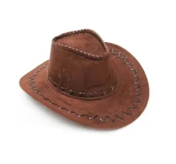 Sombrero Vaquero Marrón Oscuro Adulto