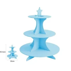 Soporte Cupcake Azul
