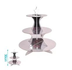 Soporte Cupcake Plata