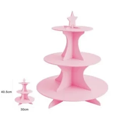 Soporte Cupcake Rosa