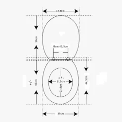 Tapa WC MDF – Topo