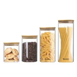 Tarro Borosilicato Bamboo