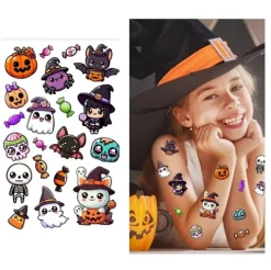 Tatuaje Halloween Infantil 14x22cm