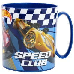 Taza Micro 390 ML Hotweels Blue Fire