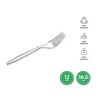 Tenedor Alta Calidad Reutilizable Transparente 18,5CM
