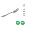 Tenedor Alta Calidad Reutilizable Plata 18,5CM
