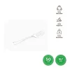Tenedor Mini Reutilizable Transparente 10,7CM