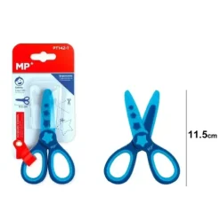 Tijera Infantil Estrella 11.5cm Azul