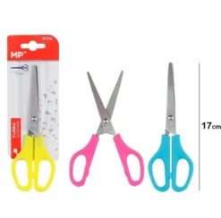 Tijera Mango Plástico Punta Redonda 17cm