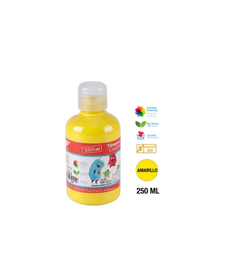 Témpera 250ml Amarillo