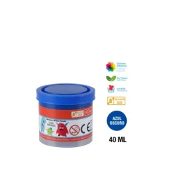 Témpera 40ml Azul Oscuro
