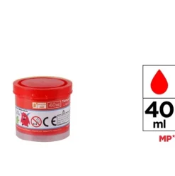Témpera 40ml Rojo