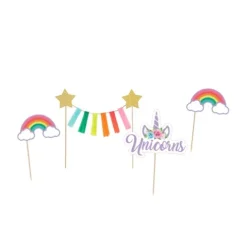 Topper Decoración Unicornios