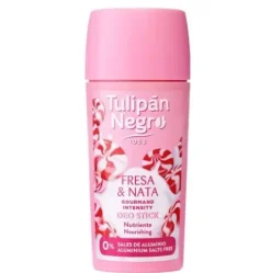 Tulipán Negro Stick Fresa y Nata