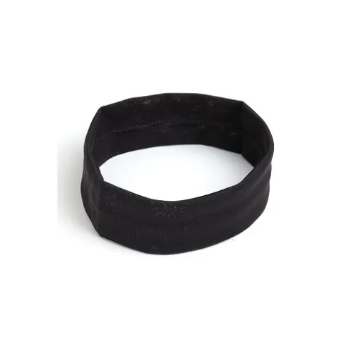 Turbante de Pelo Negro 4cm