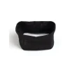 Turbante de Pelo Negro 6cm