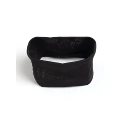Turbante de Pelo Negro 6cm