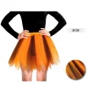 Tutu Bicolor Naranja/Negro 30cm