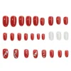 Uñas Postizas Diamante 24pcs