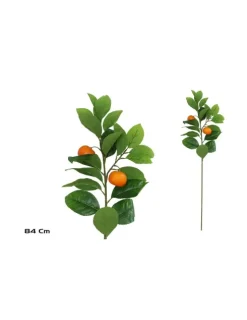 Vara Hojas Con Naranjas 84cm