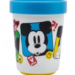 Vaso Antideslizante Premium Bicolor 260 ML Mickey Mouse Fun-Tastic