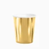 Vaso Cartón Metalizado Oro 270cc