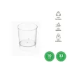 Vaso Chupito Reutilizable Transparente 33cc PS