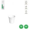 Vaso Irrompible Blanco 80cc 50uds