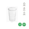 Vaso Irrompible Transparente 300cc 20uds