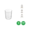 Vaso Mojito Reutilizable Transparente 330cc
