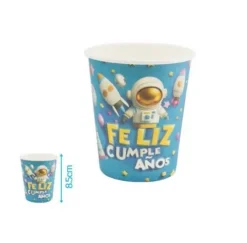 Vasos Cartón Astronauta 200ml