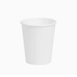 Vasos Cartón Biodegradable Blanco 200cc 25uds