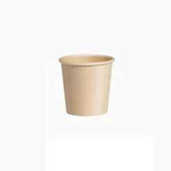 Vasos Cartón Biodegradable Nature 80cc 35uds