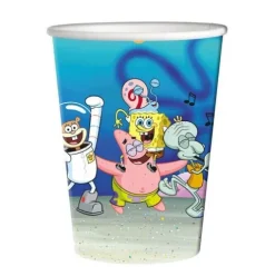 Vasos Cartón Bob Esponja 250ml