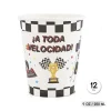 Vasos Cartón Coche Carrera 250ml