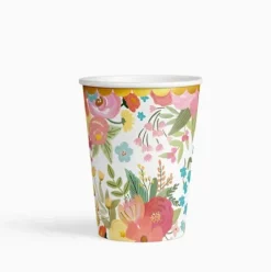 Vasos Cartón Floral 270cc