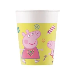 Vasos Cartón Peppa Pig 200ml