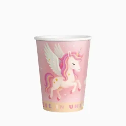 Vasos Cartón Unicornio Baby 270cc