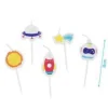 Velas Cumpleaños Astronauta 5pcs