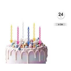 Velas Cumpleaños 24pcs