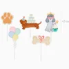 Velas de Cumpleaños Puppies 5pcs